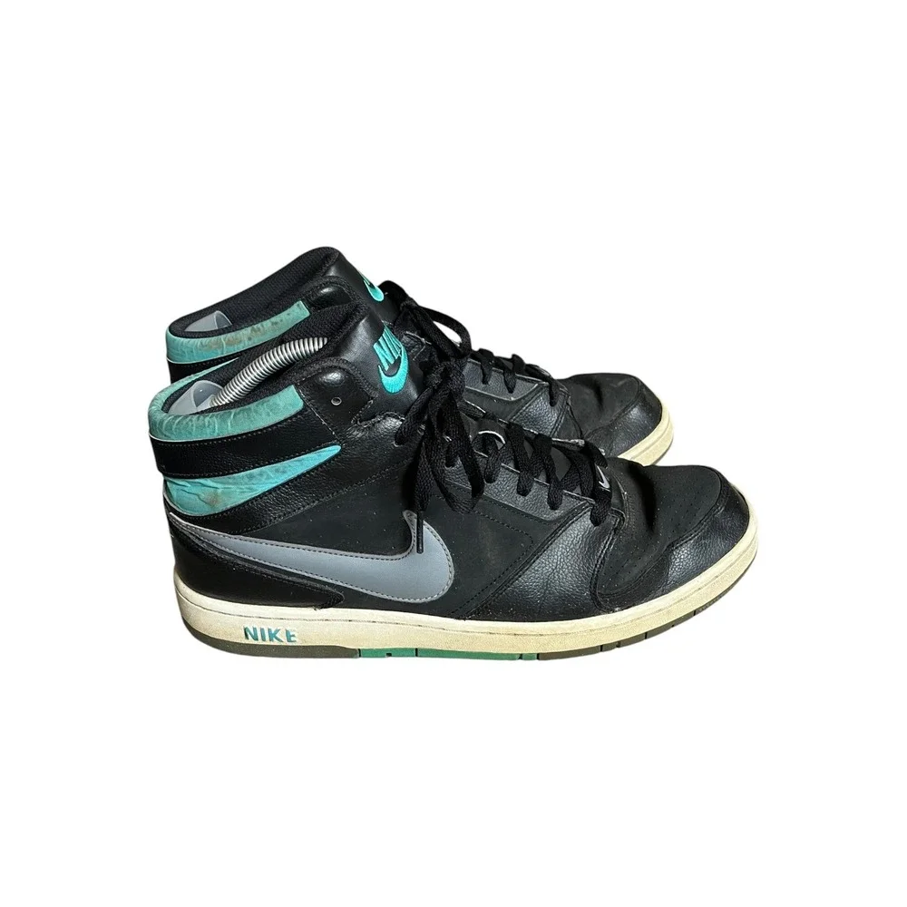 Nike Prestige IV High Mens 13 Black Grey Teal Sneakers 584614-003
